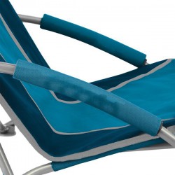 NILS NC3035 NIEBIESKO-SZARE KRZESŁO PLAŻOWE