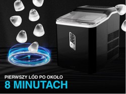 Kostkarka do lodu Lafe IceTwist Pro czarny