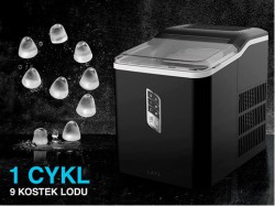Kostkarka do lodu Lafe IceTwist Pro czarny