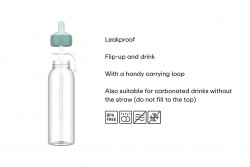 Butelka Flip-up Campus Mepal 500 ml Cool Blue