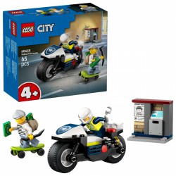 Lego City Police Pościg Na Motocyklu Policyjnym 60455