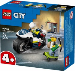 Lego City Police Pościg Na Motocyklu Policyjnym 60455