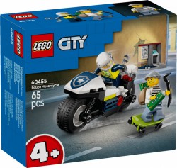Lego City Police Pościg Na Motocyklu Policyjnym 60455