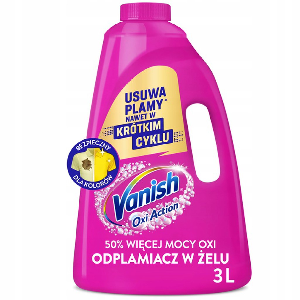 Żel Odplamiacz Vanish Oxi Action Pink 3l