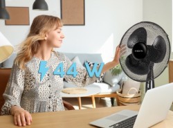 Wentylator Stojący Mpm MWP 15 Czarny