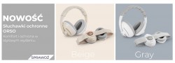 Kidwell Słuchawki wygłuszające ochronne ORSO Gray 2w1 dla dzieci gray misie