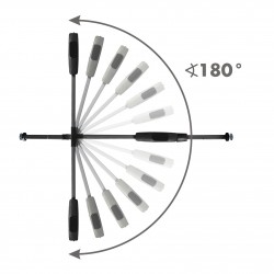 Kidwell Bramka zabezpieczająca Guarda Black 75-104cm