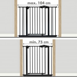 Kidwell Bramka zabezpieczająca Guarda Black 75-104cm