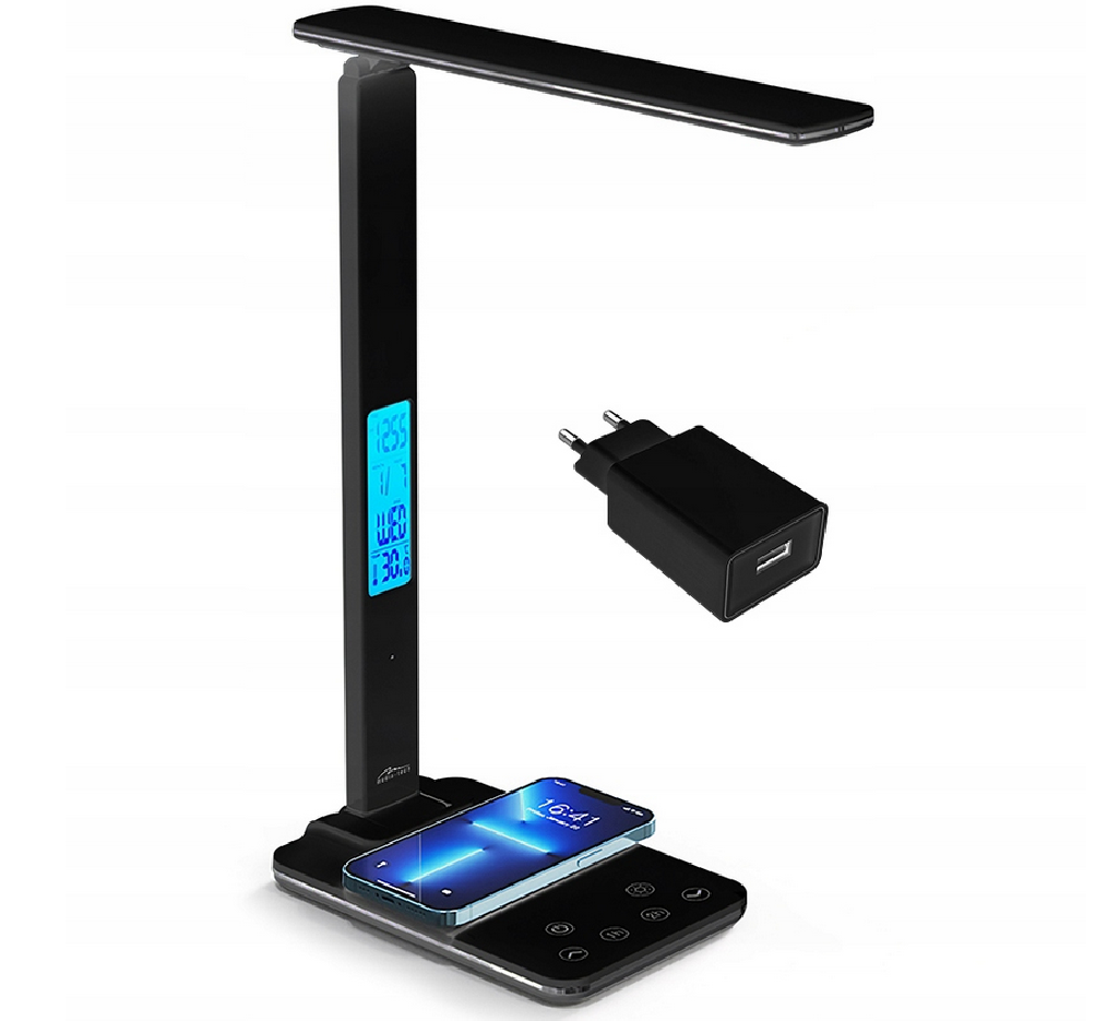 Lampka Biurkowa Led Z Ładowarką Media-tech MT222K