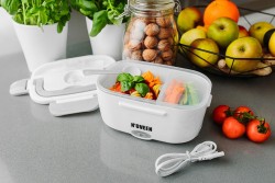 Elektryczny Lunch Box Noveen LB310 Pojemnik Szary