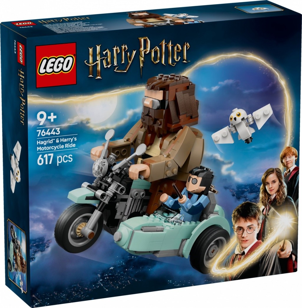 LEGO Harry Potter Przejażdżka Motocyklowa Hagrida I Harry’ego 76443