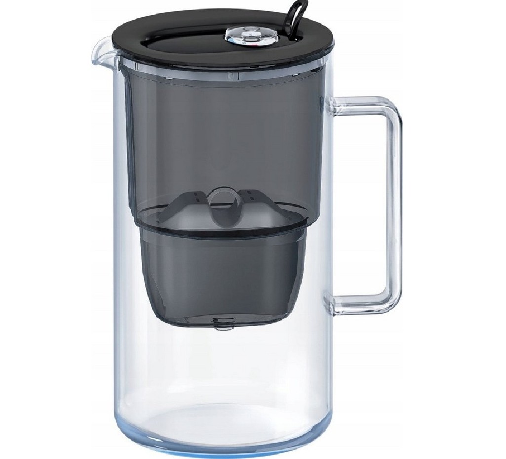 Dzbanek Glass Aquaphor 2,5L Czarny + Wkład Maxfor MG