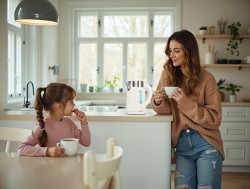 Czajnik Eldom C 185 B Biały 0,8 L 1000 W Obudowa Izolowana