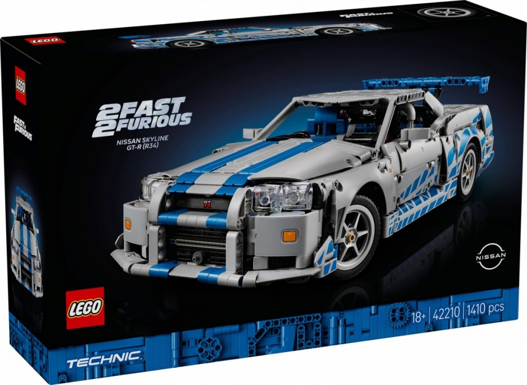 Lego Technic Samochód Nissan Skyline GT-R (R34) 42210