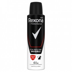Rexona Men Antyperspirant w Sprayu Active Protection+ Invisible 150Ml