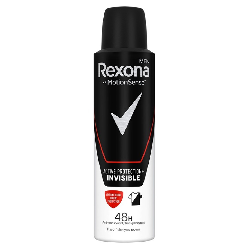Rexona Men Antyperspirant w Sprayu Active Protection+ Invisible 150Ml