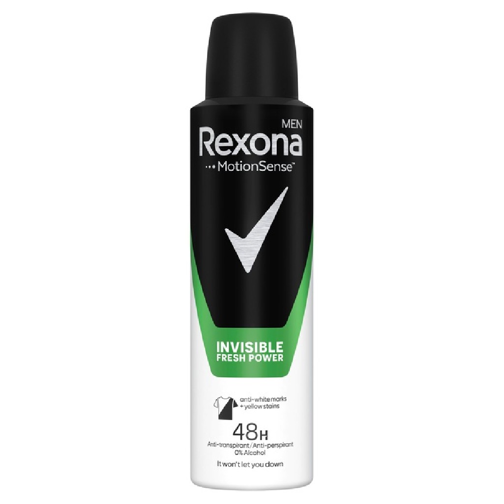 Antyperspirant męski w sprayu bez alkoholu 48h Fresh Power Rexona 150 ml
