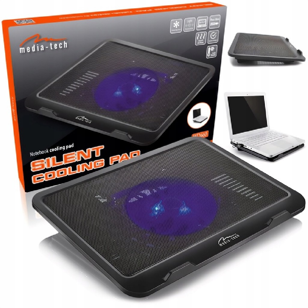 PODKŁADKA CHŁODZĄCA Media-Tech 15,6" LAPTOP