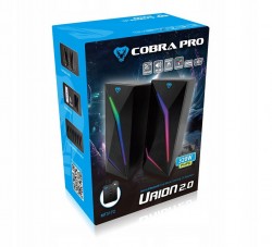 Gamingowe głośniki 2.0 COBRA PRO URION 8W MT3172 PODŚW. RGB MODUŁ STERUJĄCY