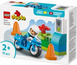 Lego Duplo Niebieski Motocykl Policyjny 10471