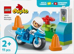 Lego Duplo Niebieski Motocykl Policyjny 10471