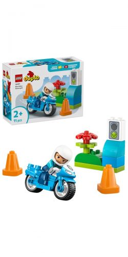 Lego Duplo Niebieski Motocykl Policyjny 10471