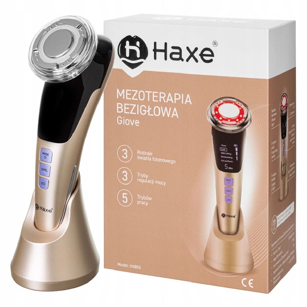 Urządzenie Do Mezoterapii Bezigłowej Masażer Haxe Giove HX803