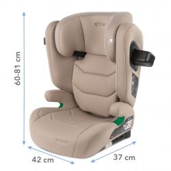 Kidwell Fotelik samochodowy TENDO BEIGE 100-150cm ISOFIX