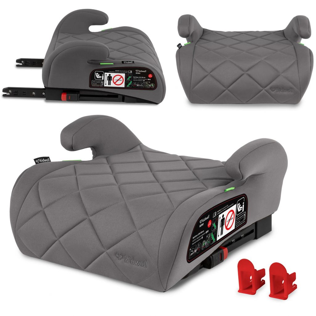 Kidwell Fotelik samochodowy/ podkładka boster REMO GRAY isofix i-Size