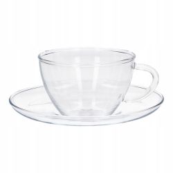 Zestaw 6 Filiżanek Classic Ze Spodkami 0,25l