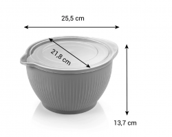Tescoma Misy plastikowe z wieczkiem DELÍCIA, zestaw 2 szt. 630383.00
