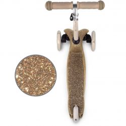 Kidwell Hulajnoga balansowa UNO Glitter Gold led koła