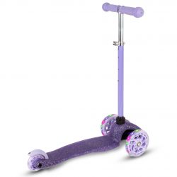 Kidwell Hulajnoga balansowa UNO Glitter Violet led koła