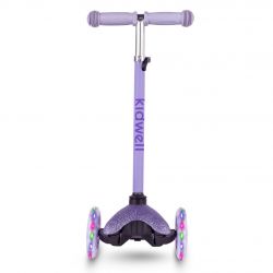 Kidwell Hulajnoga balansowa UNO Glitter Violet led koła