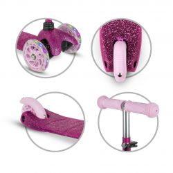 Kidwell Hulajnoga balansowa UNO Glitter Pink