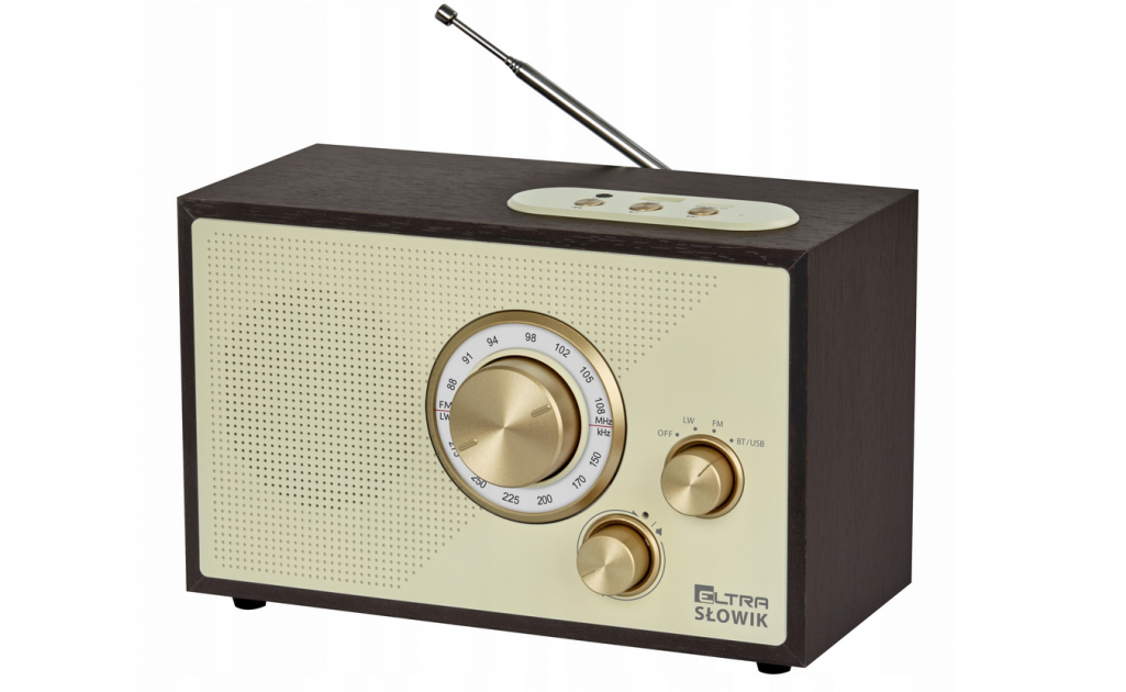 Radio Eltra Słowik USB Bluetooth Ciemny Brąz