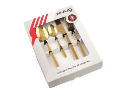 Komplet Sztućców Kulig Piano Gold 24 Sztuki W Pudełku 29330