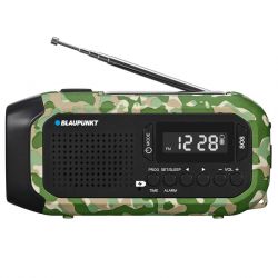 Radio Alarmowe Z Latarką Blaupunkt ER-20GC Zielone