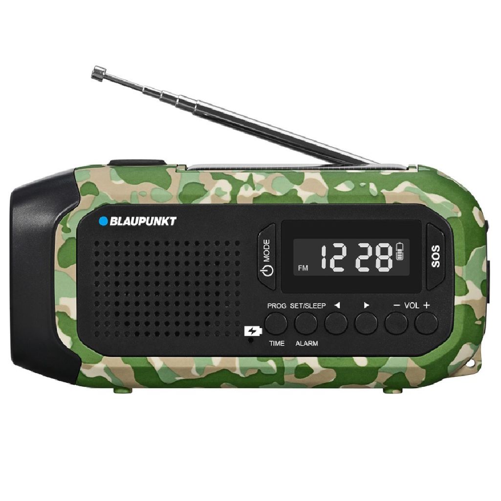 Radio Alarmowe Z Latarką Blaupunkt ER-20GC Zielone