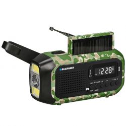 Radio Alarmowe Z Latarką Blaupunkt ER-20GC Zielone