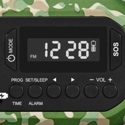 Radio Alarmowe Z Latarką Blaupunkt ER-20GC Zielone