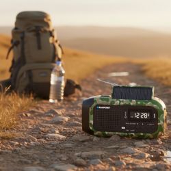 Radio Alarmowe Z Latarką Blaupunkt ER-20GC Zielone