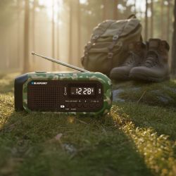 Radio Alarmowe Z Latarką Blaupunkt ER-20GC Zielone