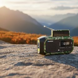 Radio Alarmowe Z Latarką Blaupunkt ER-20GC Zielone