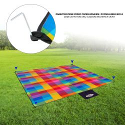 Koc Piknikowy Nils Multi 250X200 CM PE + ALU NC2221