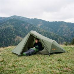 Śpiwór Nils NC1705 Ultra Light Czarno-Zielony