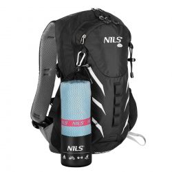 Kubek Kempingowy Z Karabińczykiem Nils NC17110 Stal Nierdzewna Czarny 330 ml