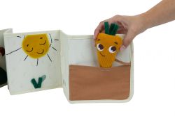 Tiny Love Książeczka interaktywna - dwustronna - Garden of Adventures
