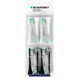 Końcówki Do Szczoteczek Blaupunkt ACC 074 DTS201/DTS511/DTS601/DTS701/DTS711 (4 Białe + 4 Czarne)