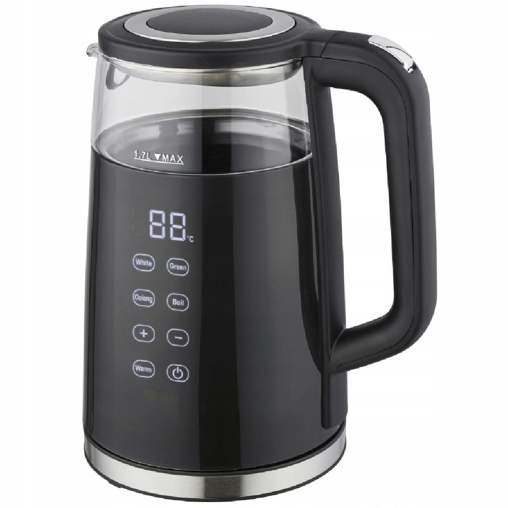 Czajnik Szklany Kamille 1710 Czarny 2200 W